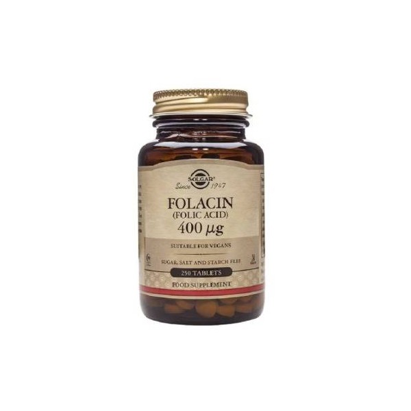 Solgar Folacin Acido Folico 400 Mcg 250 Comp