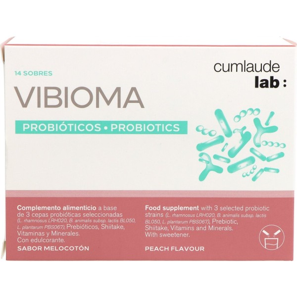 Cumlaude Lab Vibioma Probiótico Bienestar Íntimo Sabor Melocotón 14 Sobres 3g