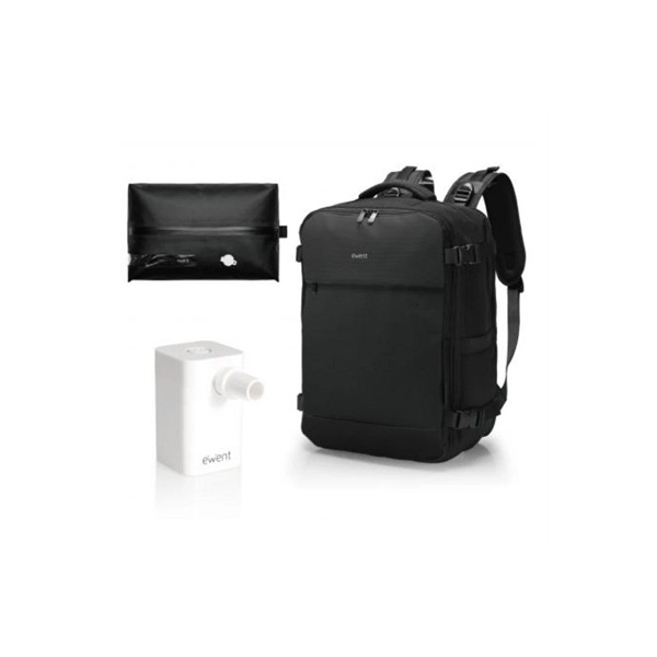 Ewent mochila viaje imperm. 24lcarga usb-a/c 16.1"