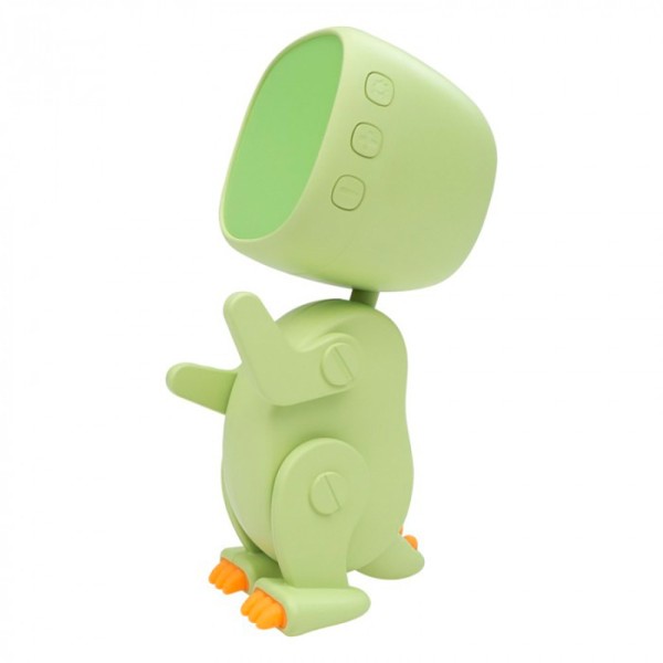 Reloj despertador recargable modelo robo dino